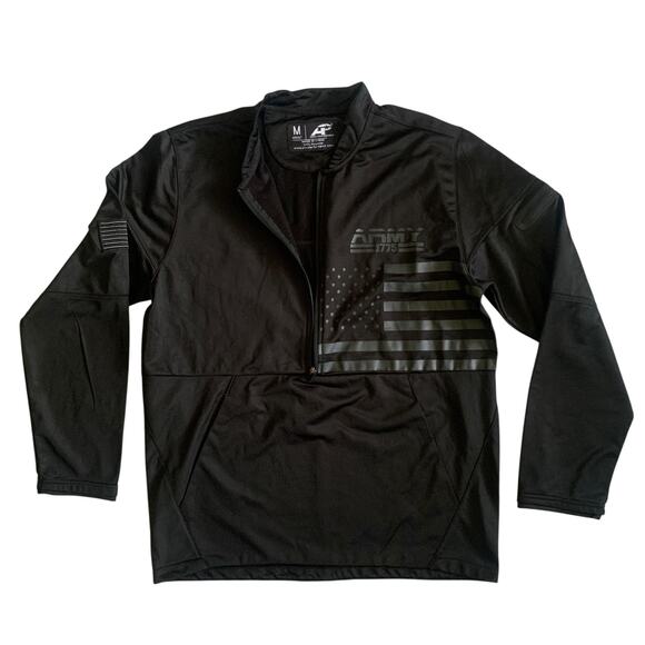 Army Performance Men's Size M USA 1775 1/2 Zip Pullover Lightweight Jacket - Picture 5 of 16
